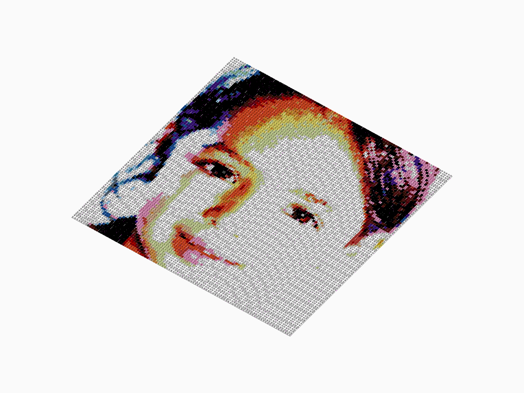 Custom Brick Mosaic