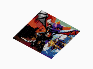 Custom Brick Mosaic