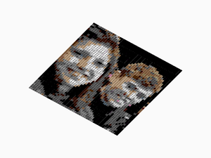 Custom Brick Mosaic