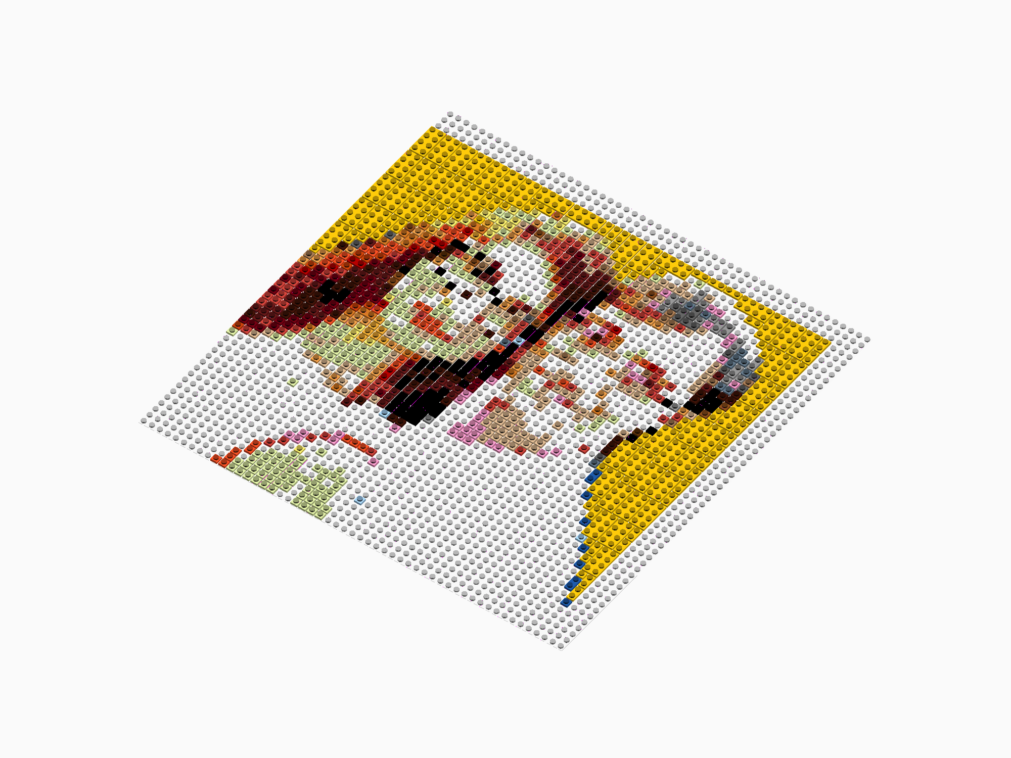 Custom Brick Mosaic