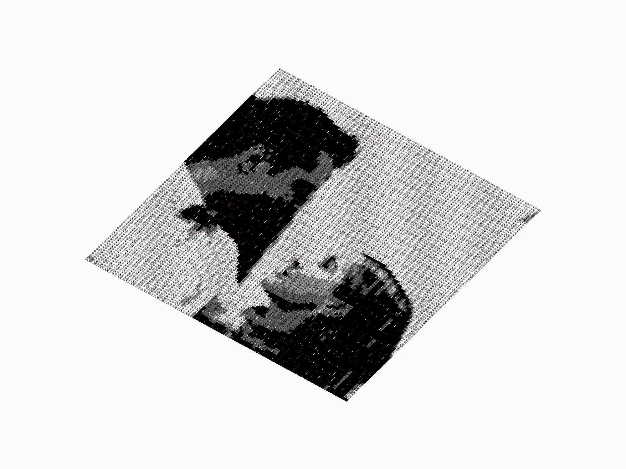 Custom Brick Mosaic