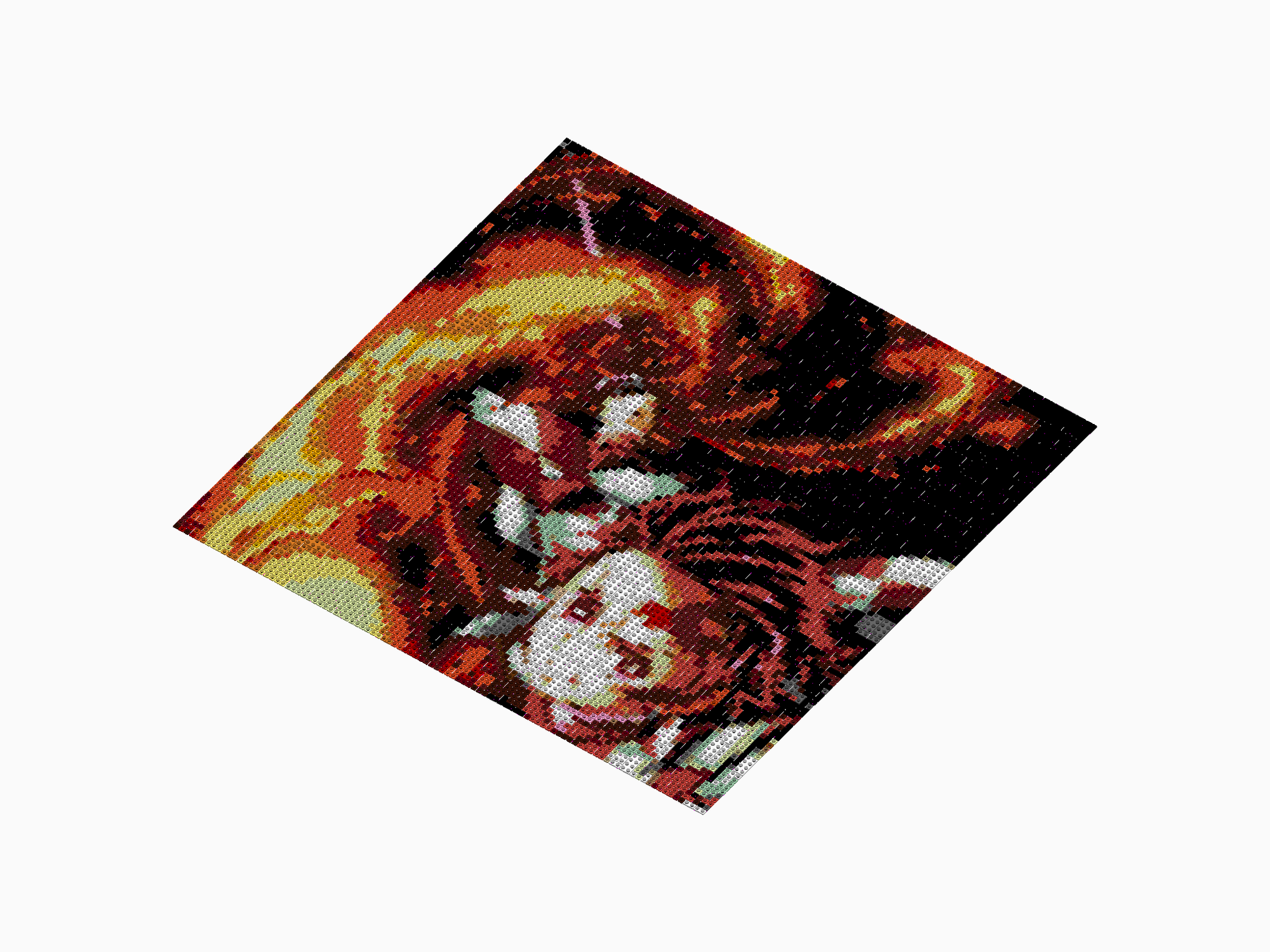 Custom Brick Mosaic