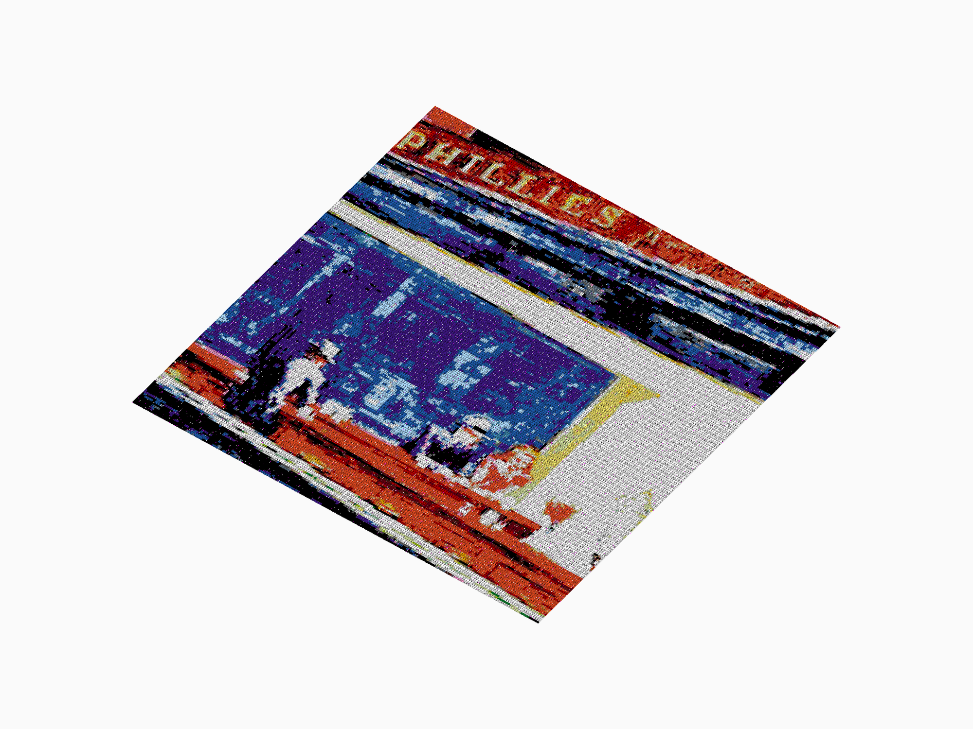Custom Brick Mosaic