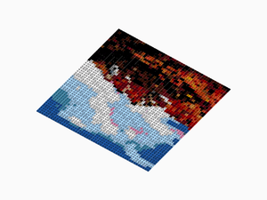 Custom Brick Mosaic