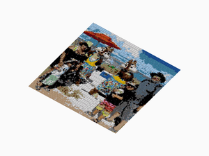 Custom Brick Mosaic