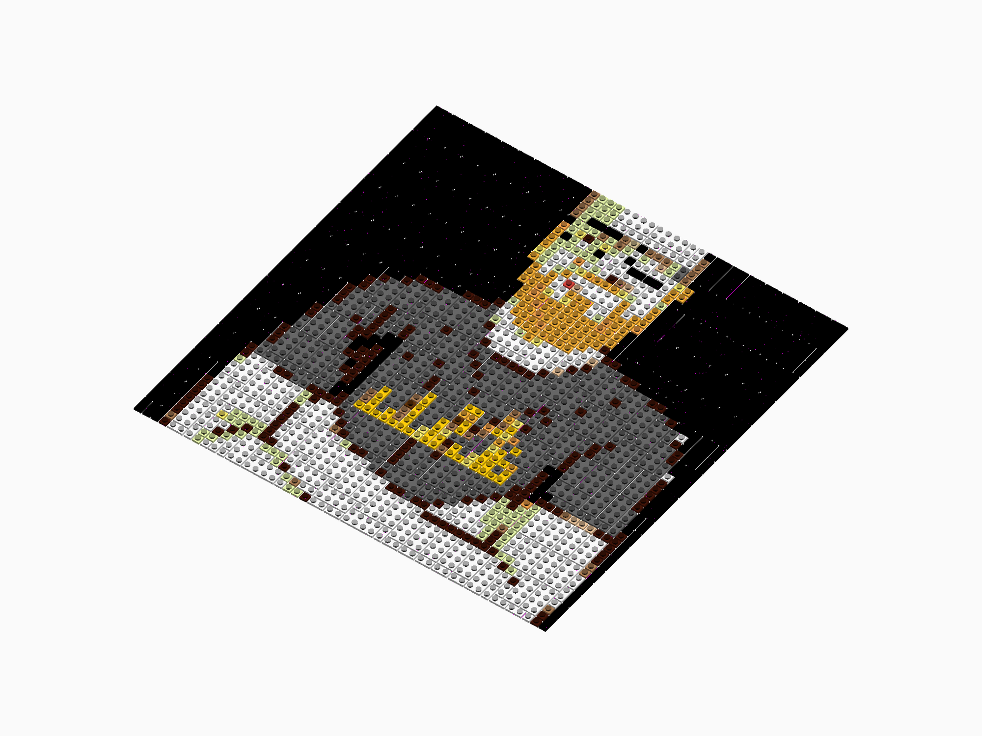 Custom Brick Mosaic