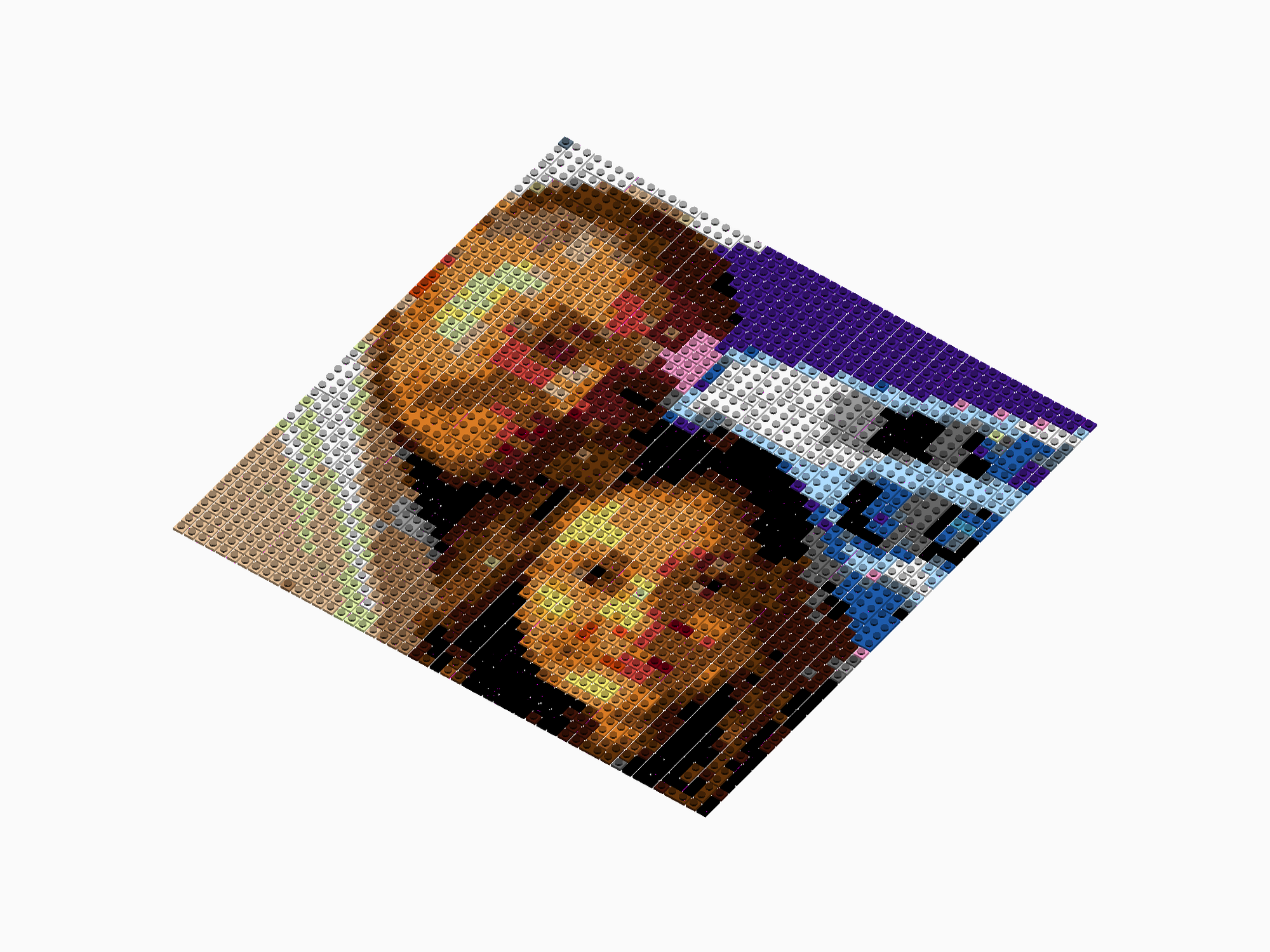 Custom Brick Mosaic