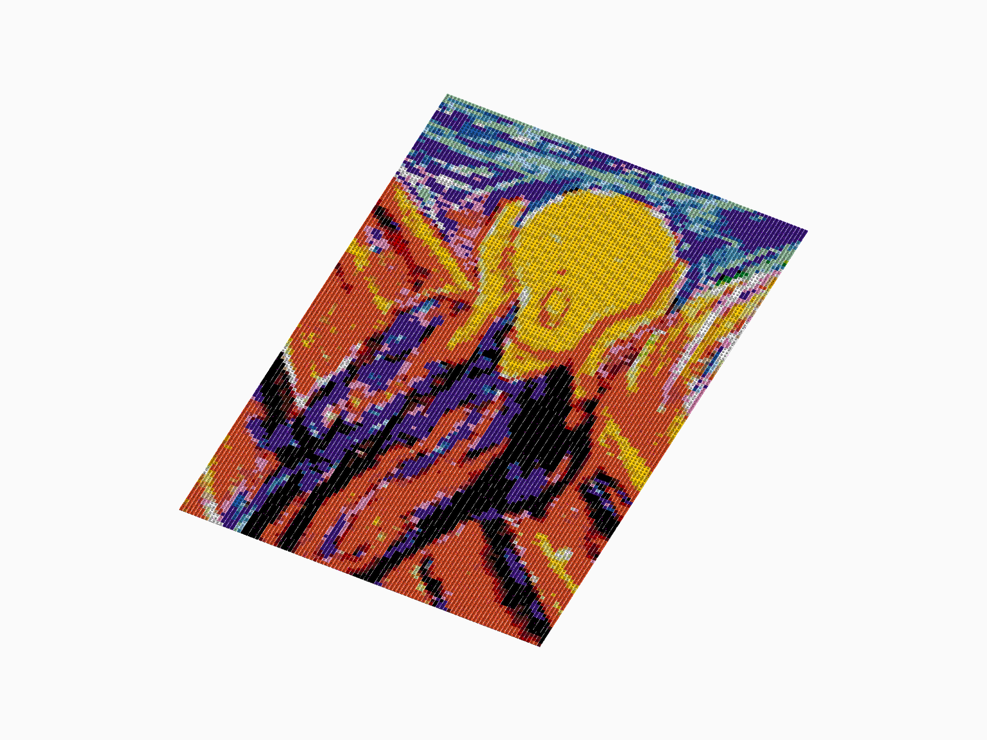 Custom Brick Mosaic