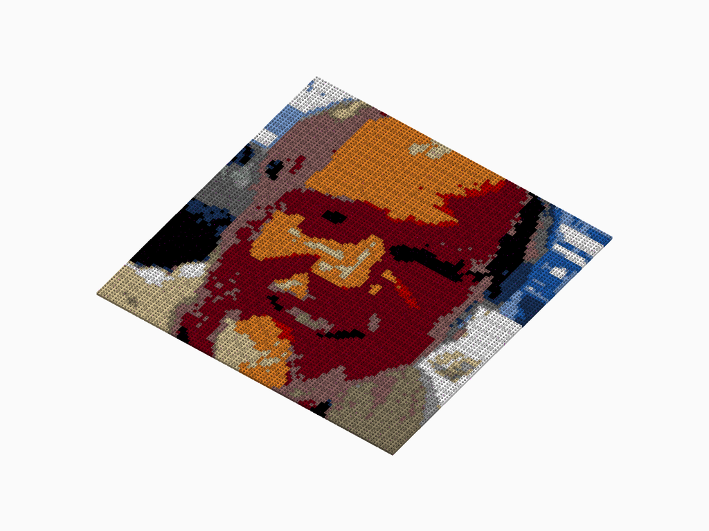 Custom Brick Mosaic