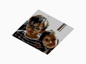 Custom Brick Mosaic