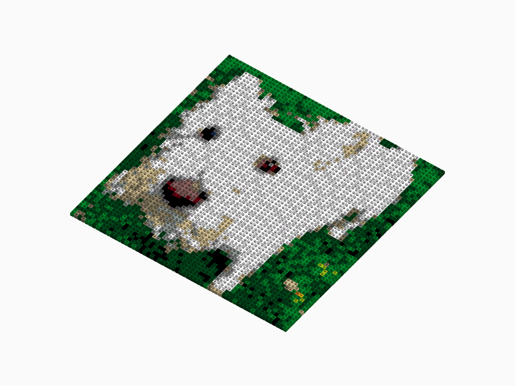 Custom Brick Mosaic