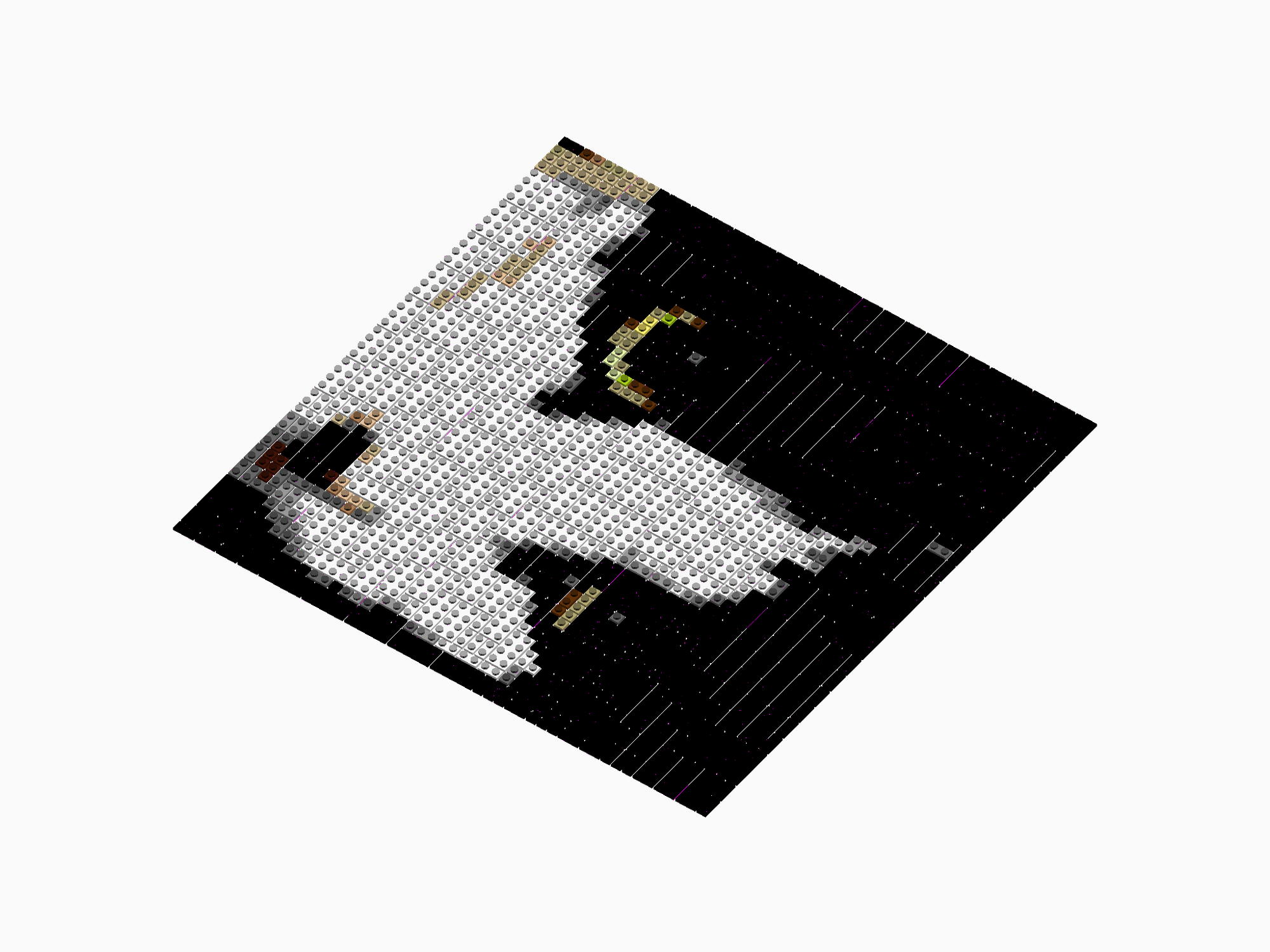 Custom Brick Mosaic