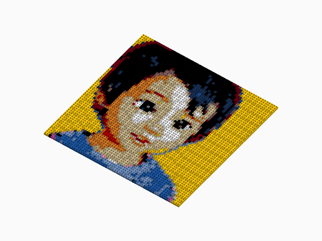 Custom Brick Mosaic