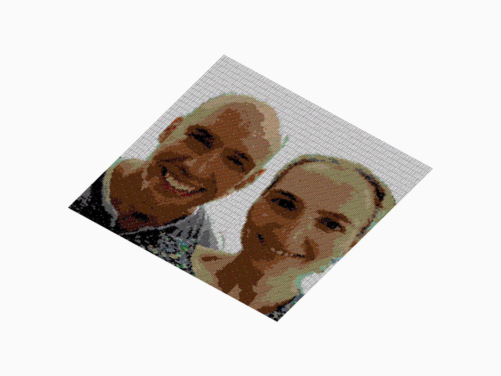 Custom Brick Mosaic