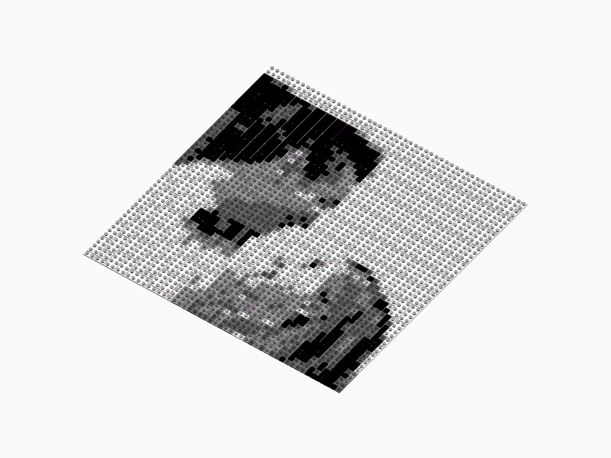 Custom Brick Mosaic