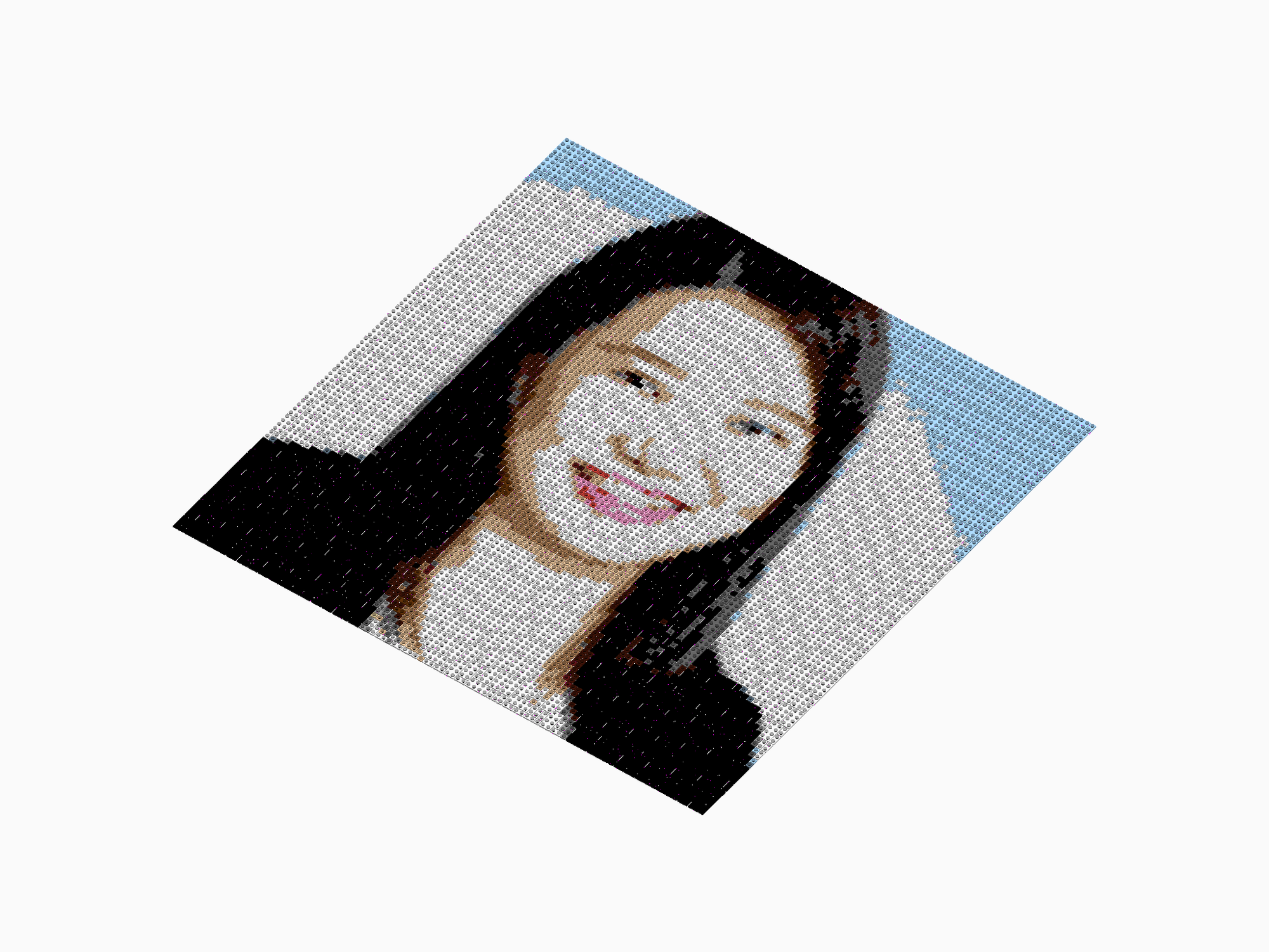 Custom Brick Mosaic
