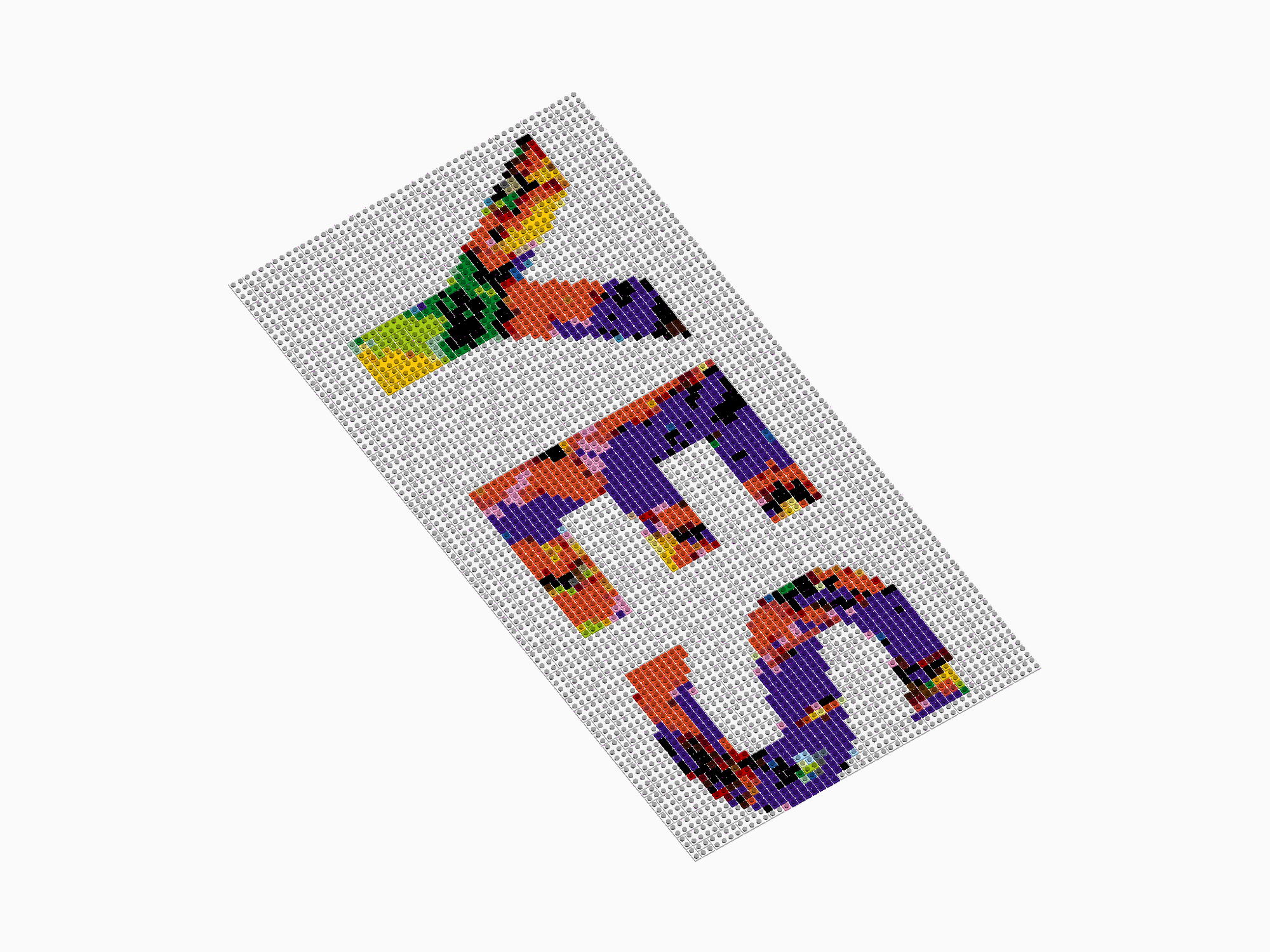 Custom Brick Mosaic