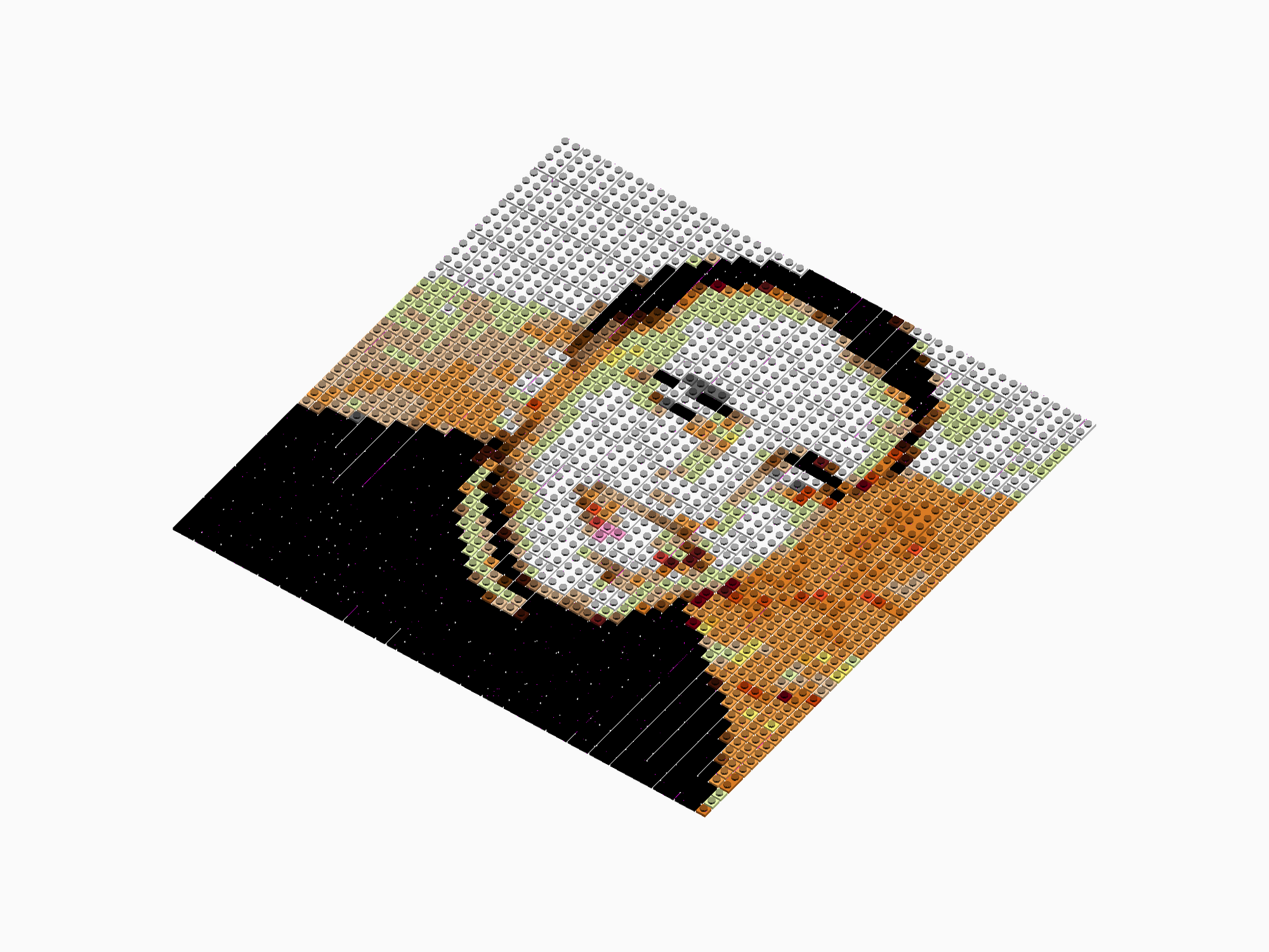 Custom Brick Mosaic