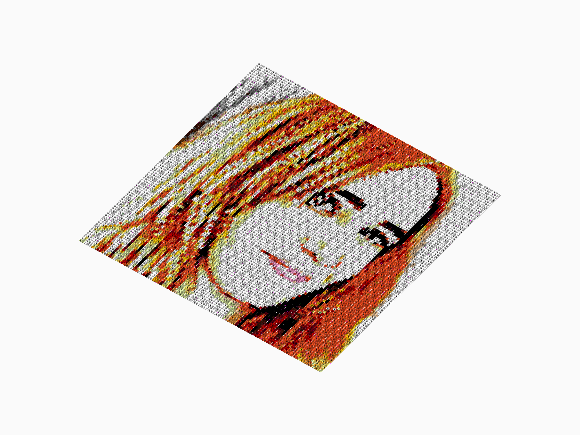 Custom Brick Mosaic