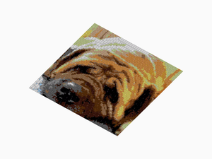 Custom Brick Mosaic