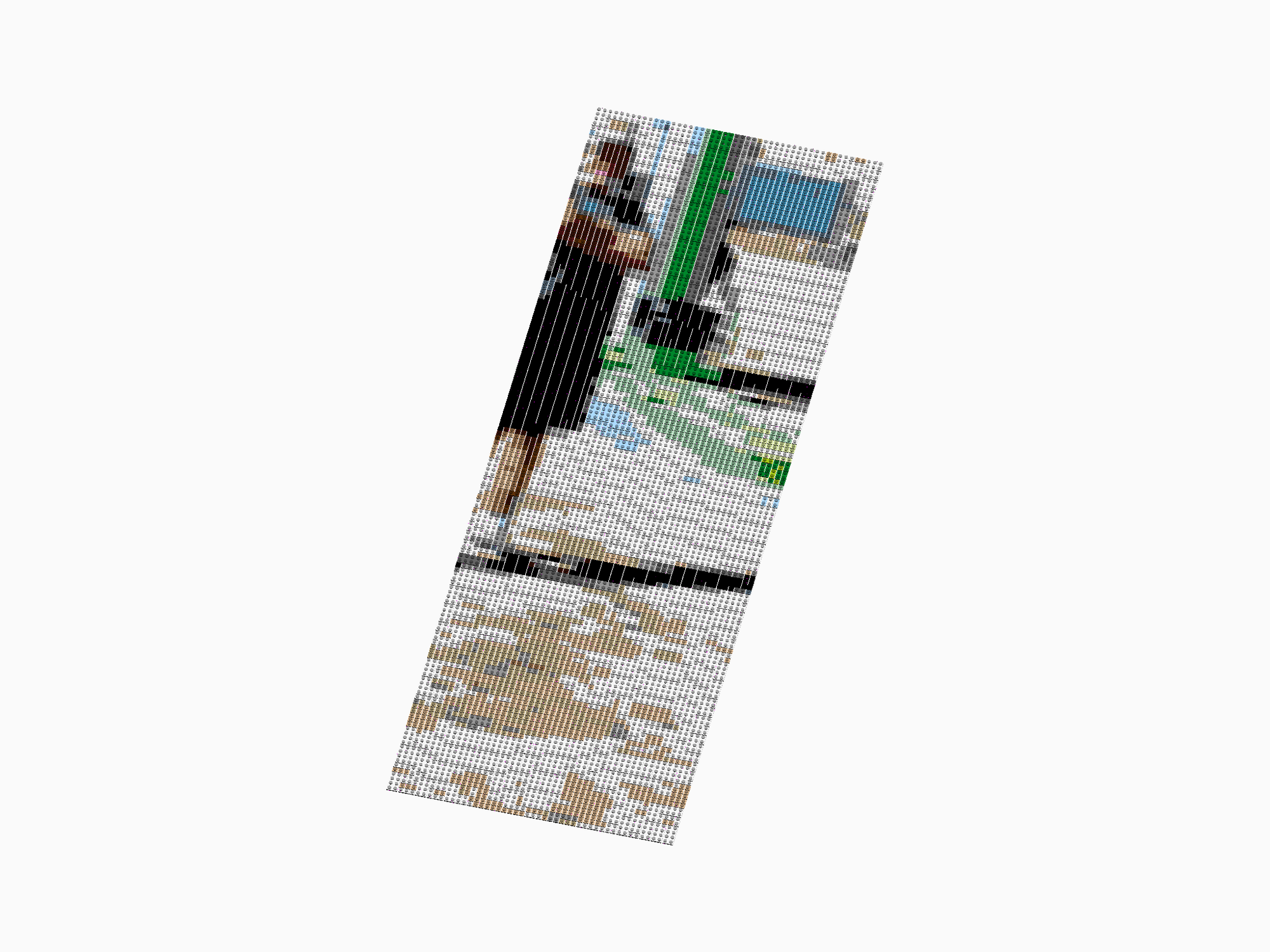 Custom Brick Mosaic