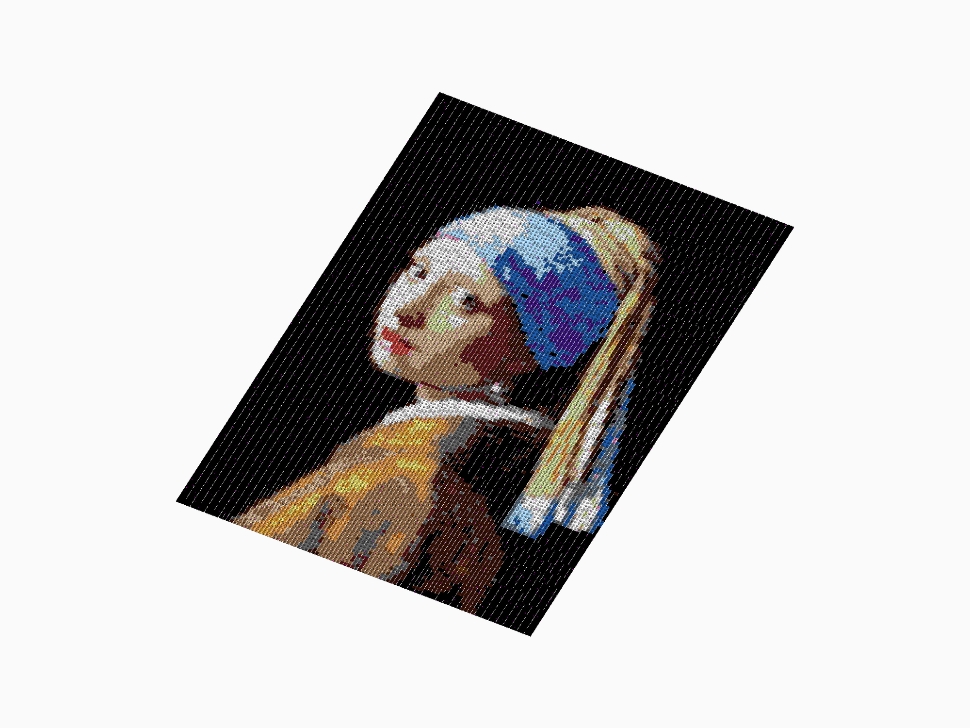 Custom Brick Mosaic