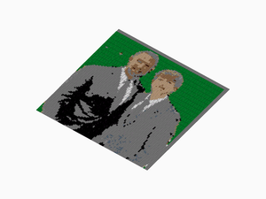 Custom Brick Mosaic