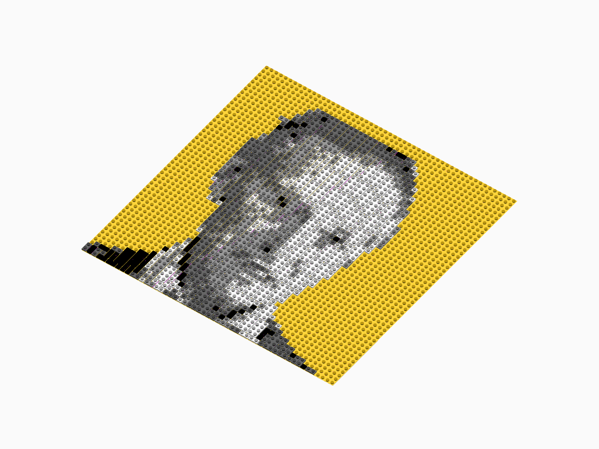 Custom Brick Mosaic