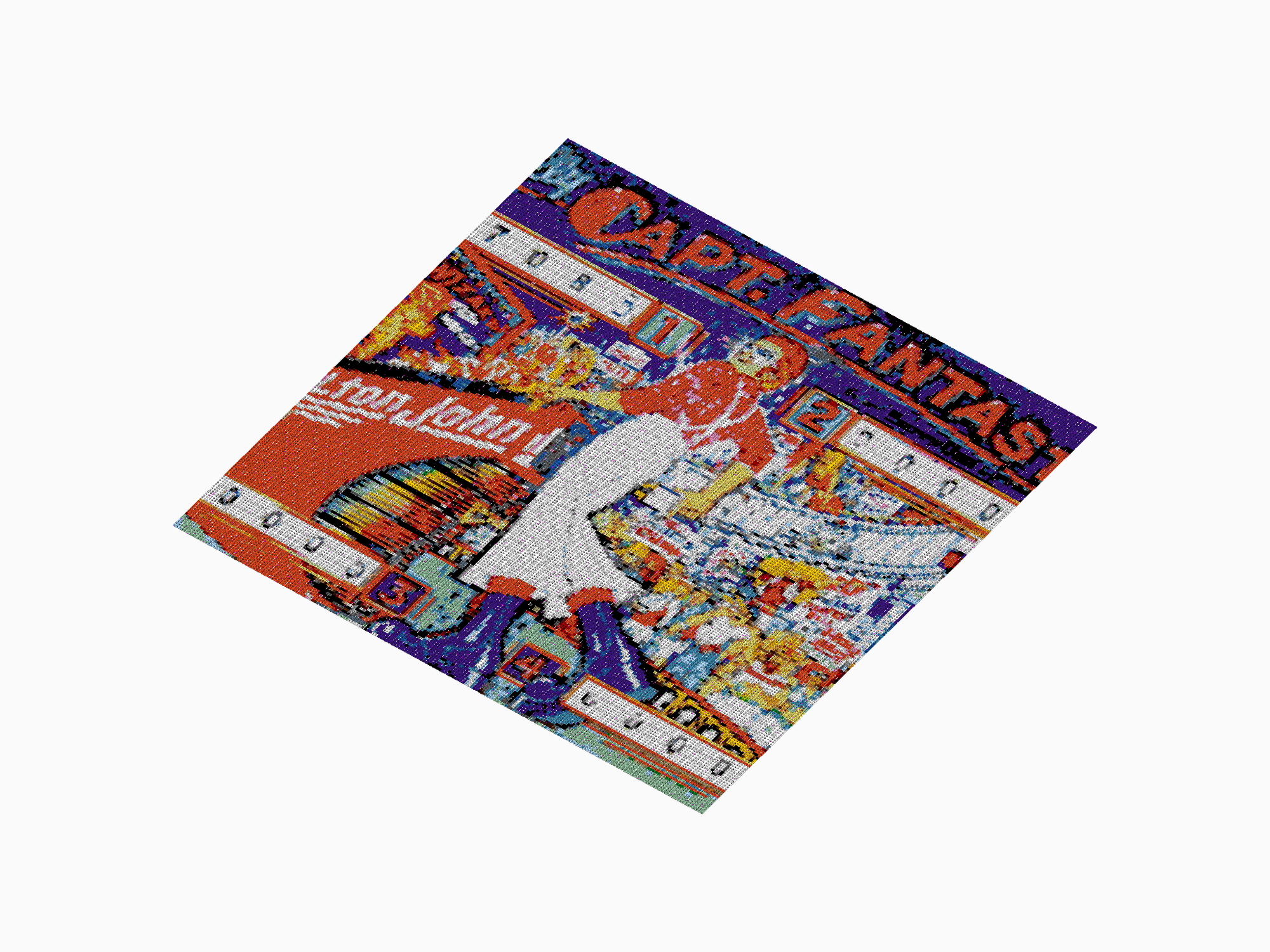 Custom Brick Mosaic