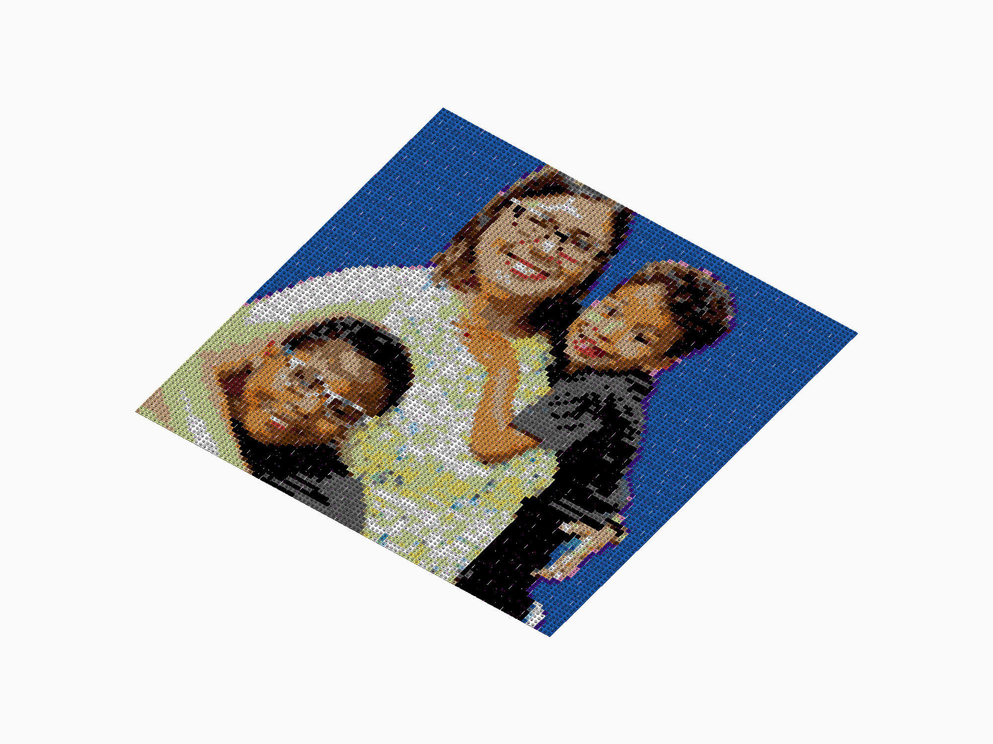 Custom Brick Mosaic