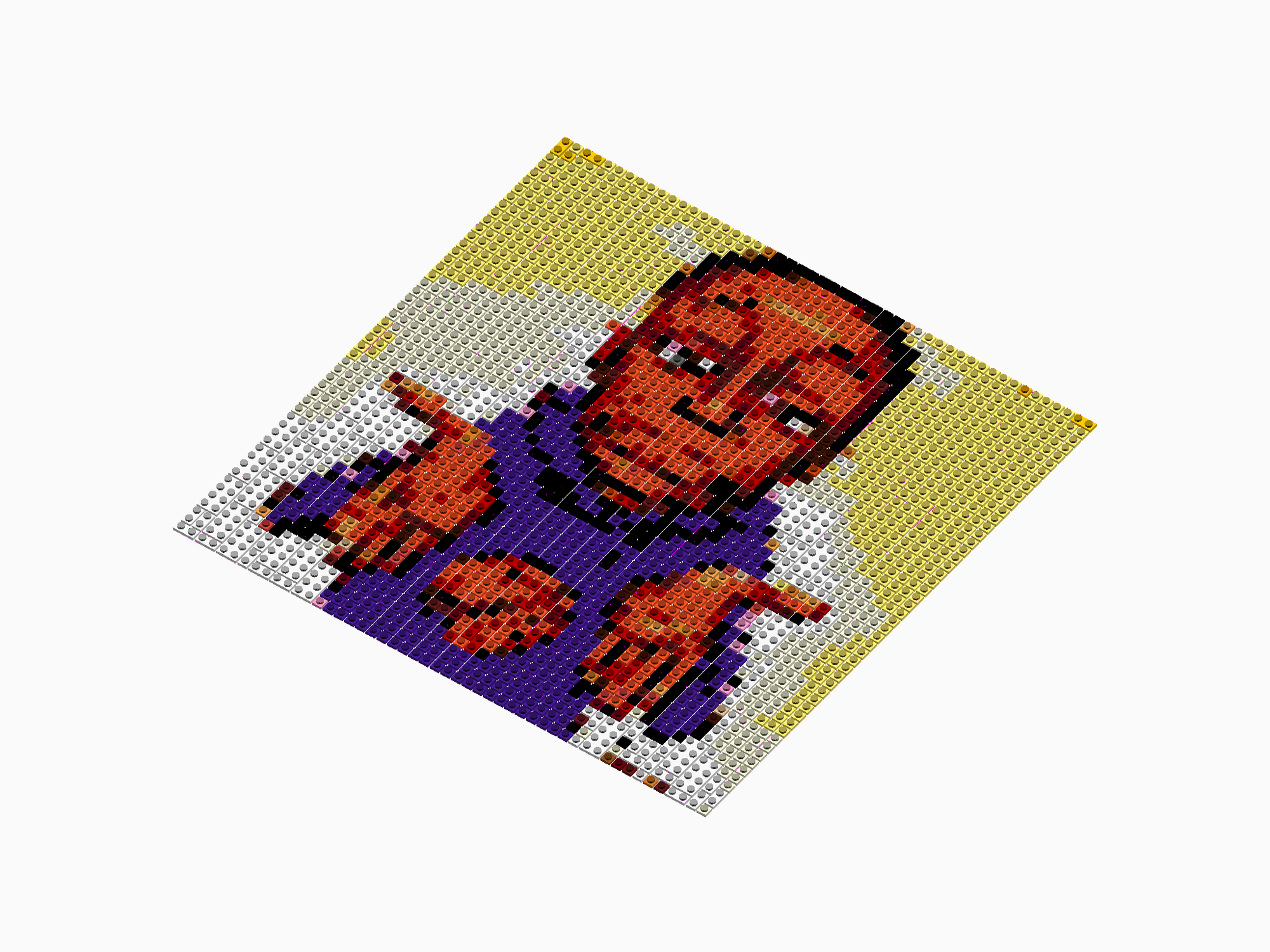 Custom Brick Mosaic
