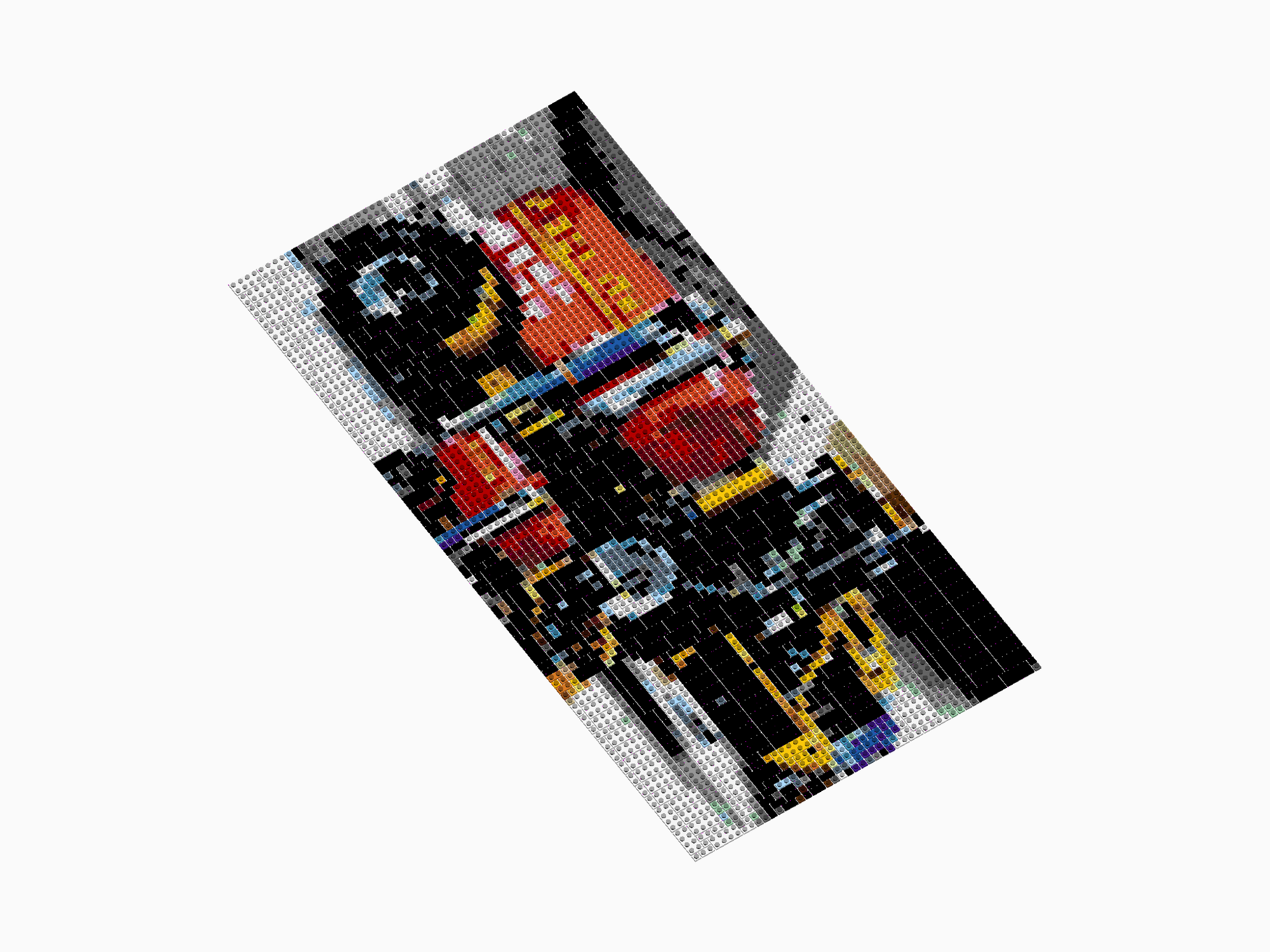 Custom Brick Mosaic