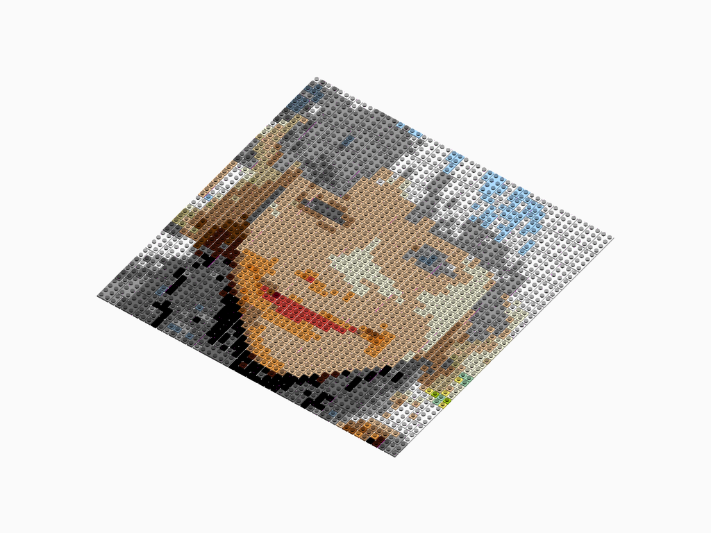 Custom Brick Mosaic