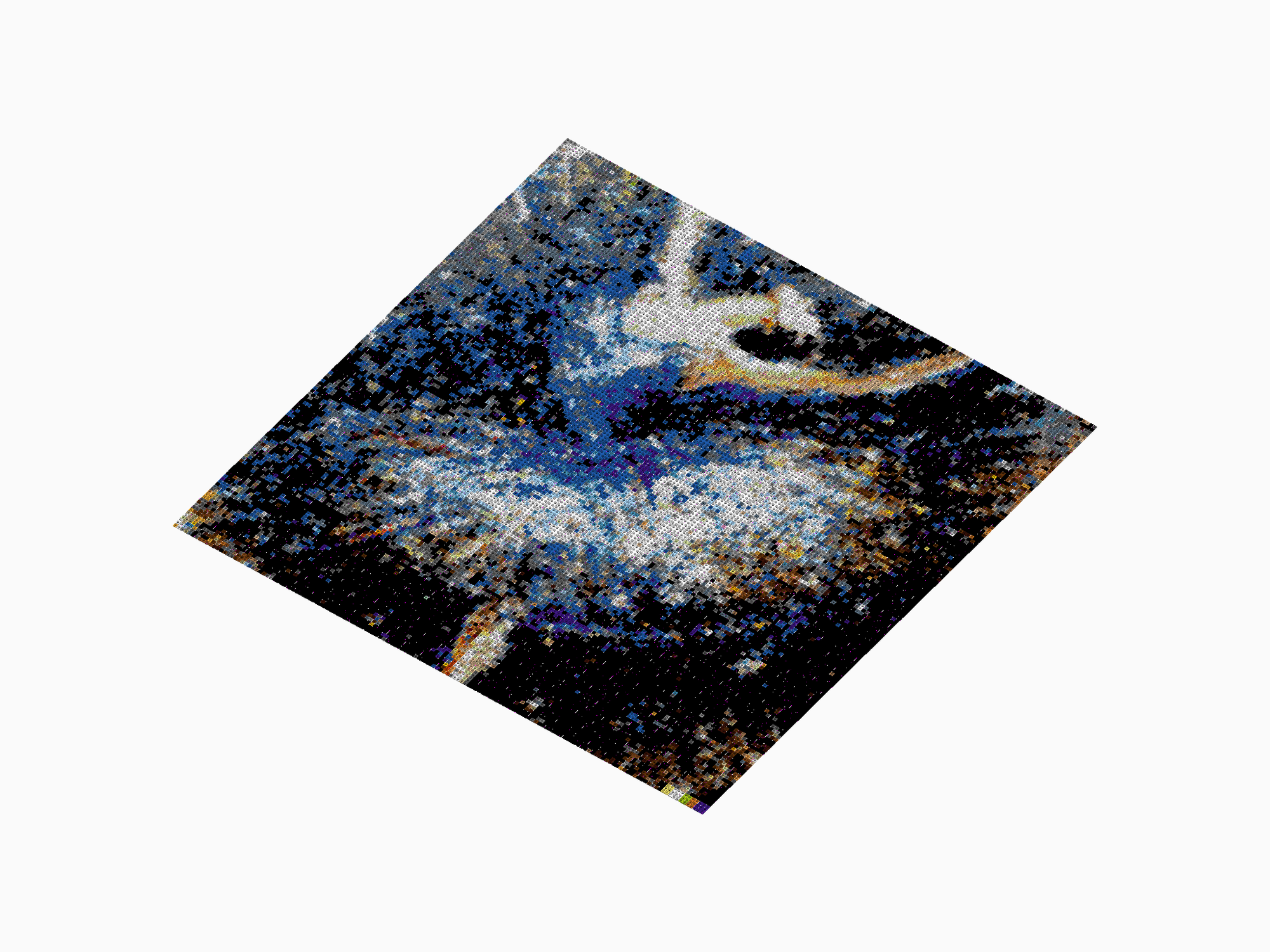 Custom Brick Mosaic