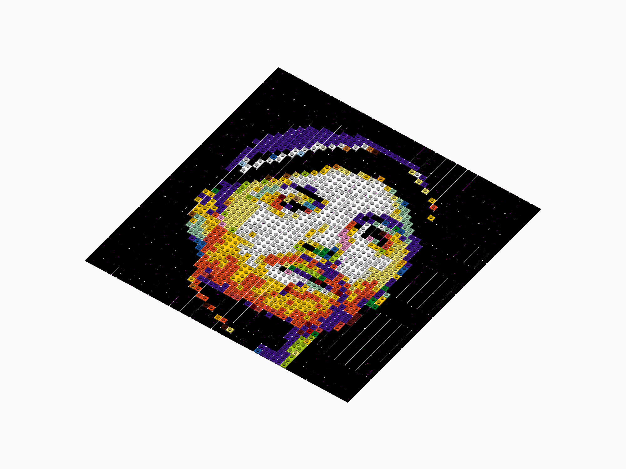 Custom Brick Mosaic