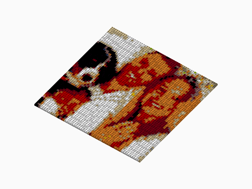 Custom Brick Mosaic