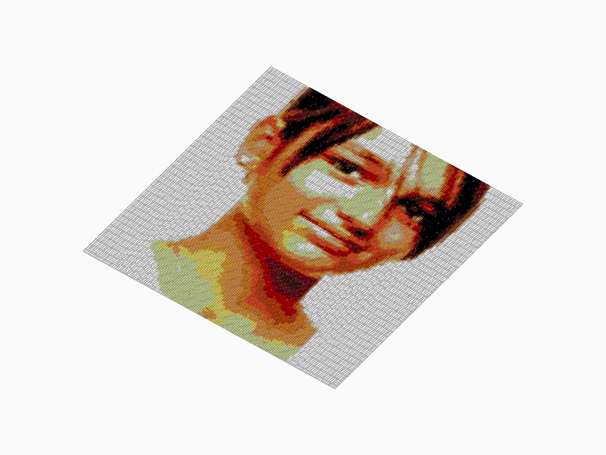 Custom Brick Mosaic