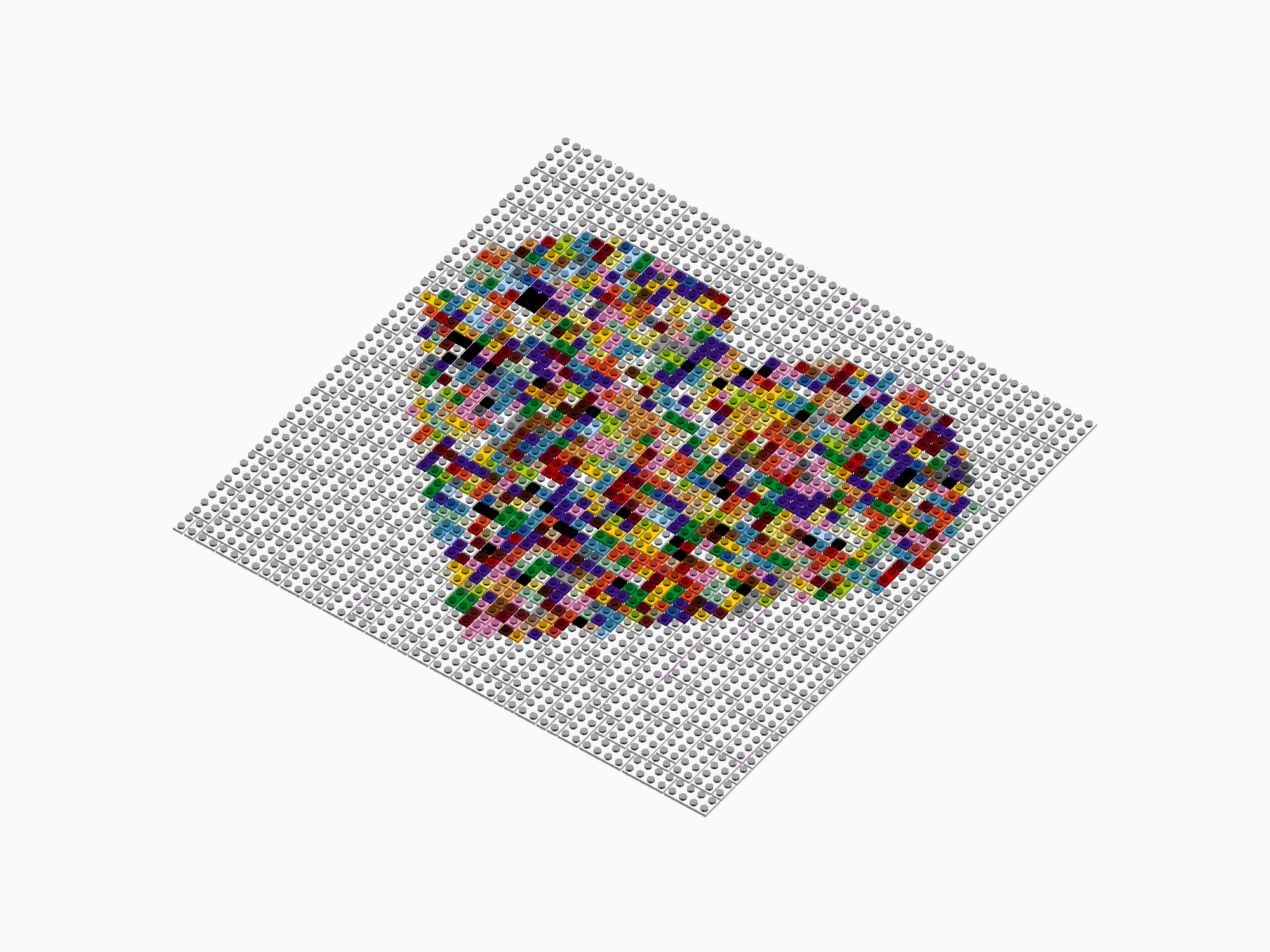 Custom Brick Mosaic