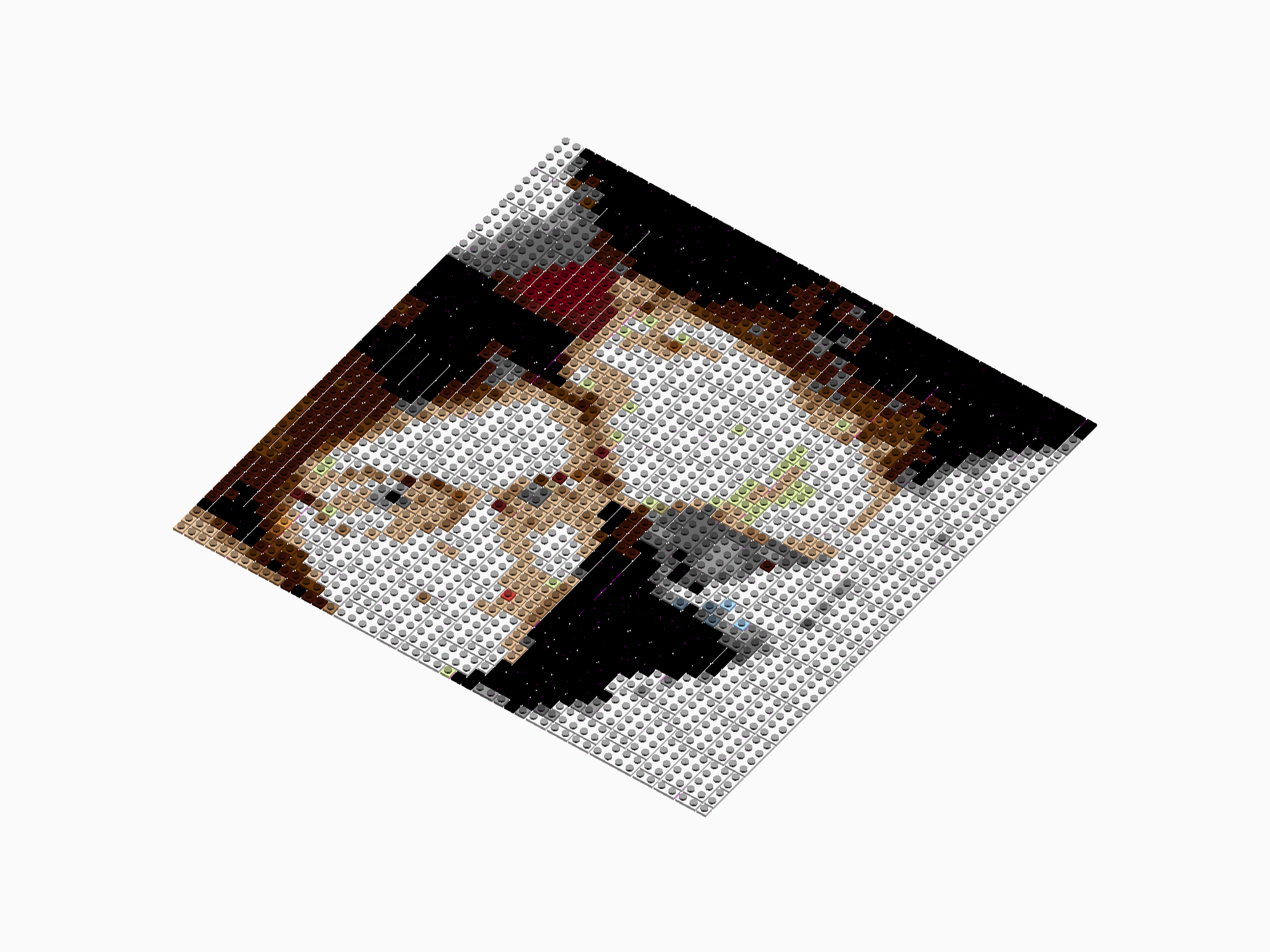 Custom Brick Mosaic