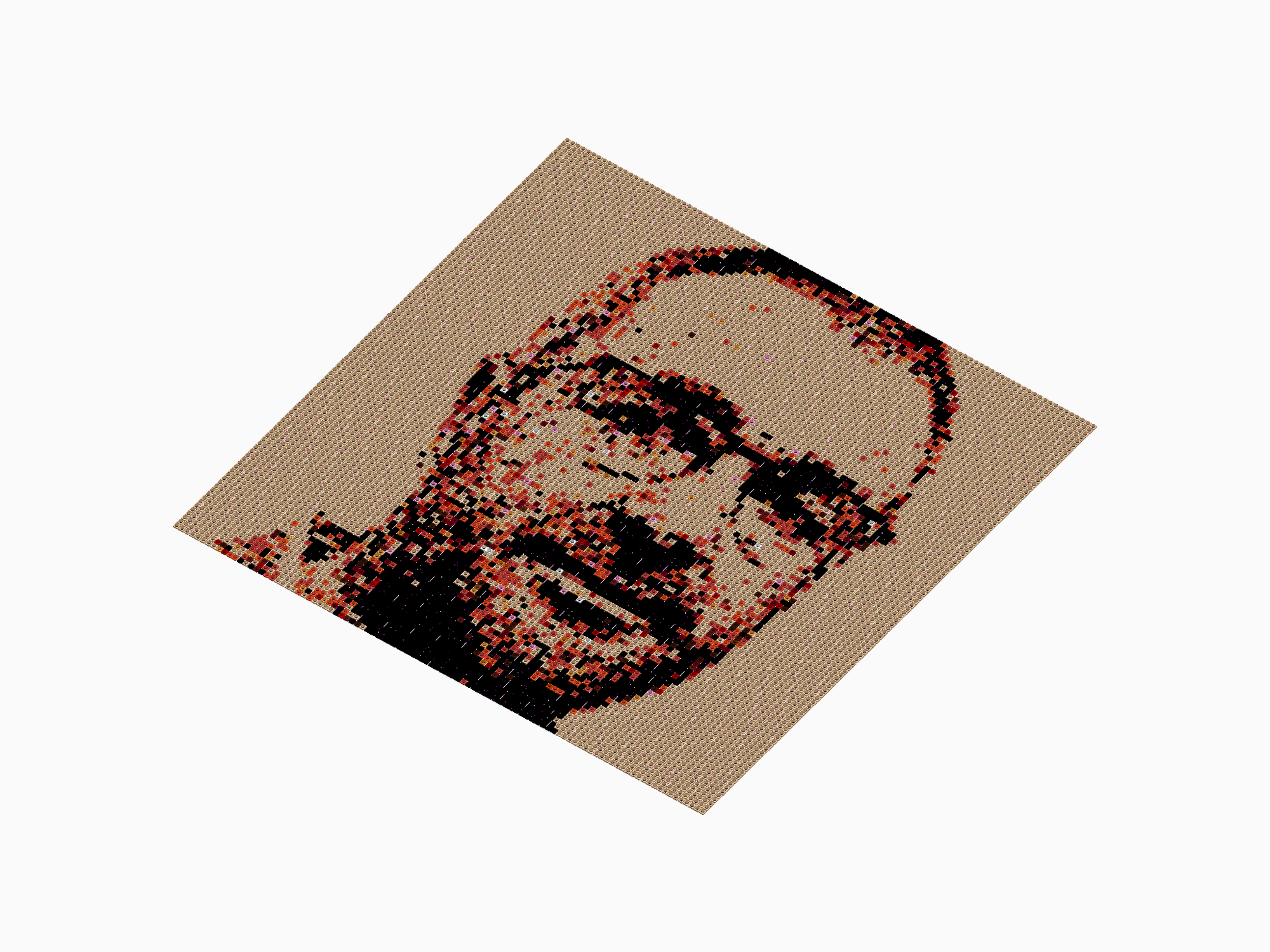 Custom Brick Mosaic