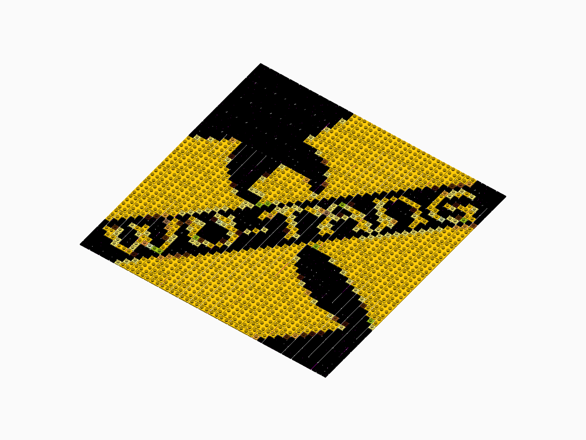 Custom Brick Mosaic