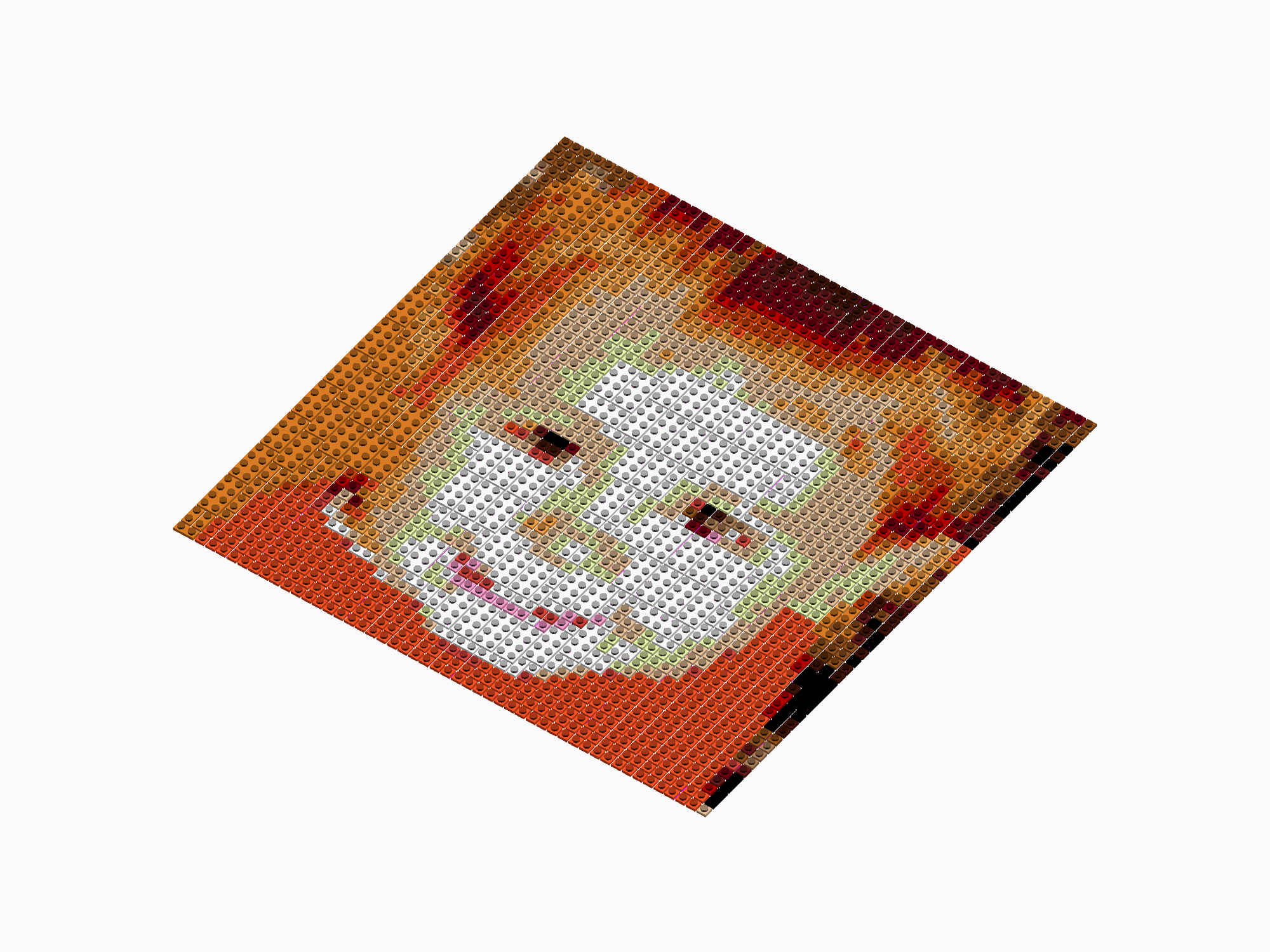 Custom Brick Mosaic