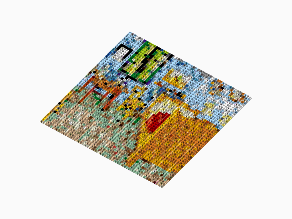 Custom Brick Mosaic