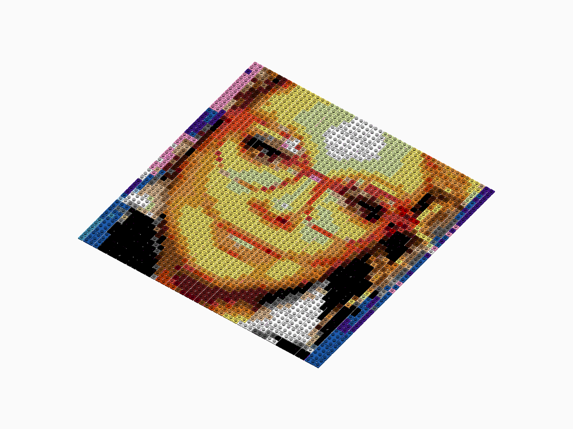 Custom Brick Mosaic