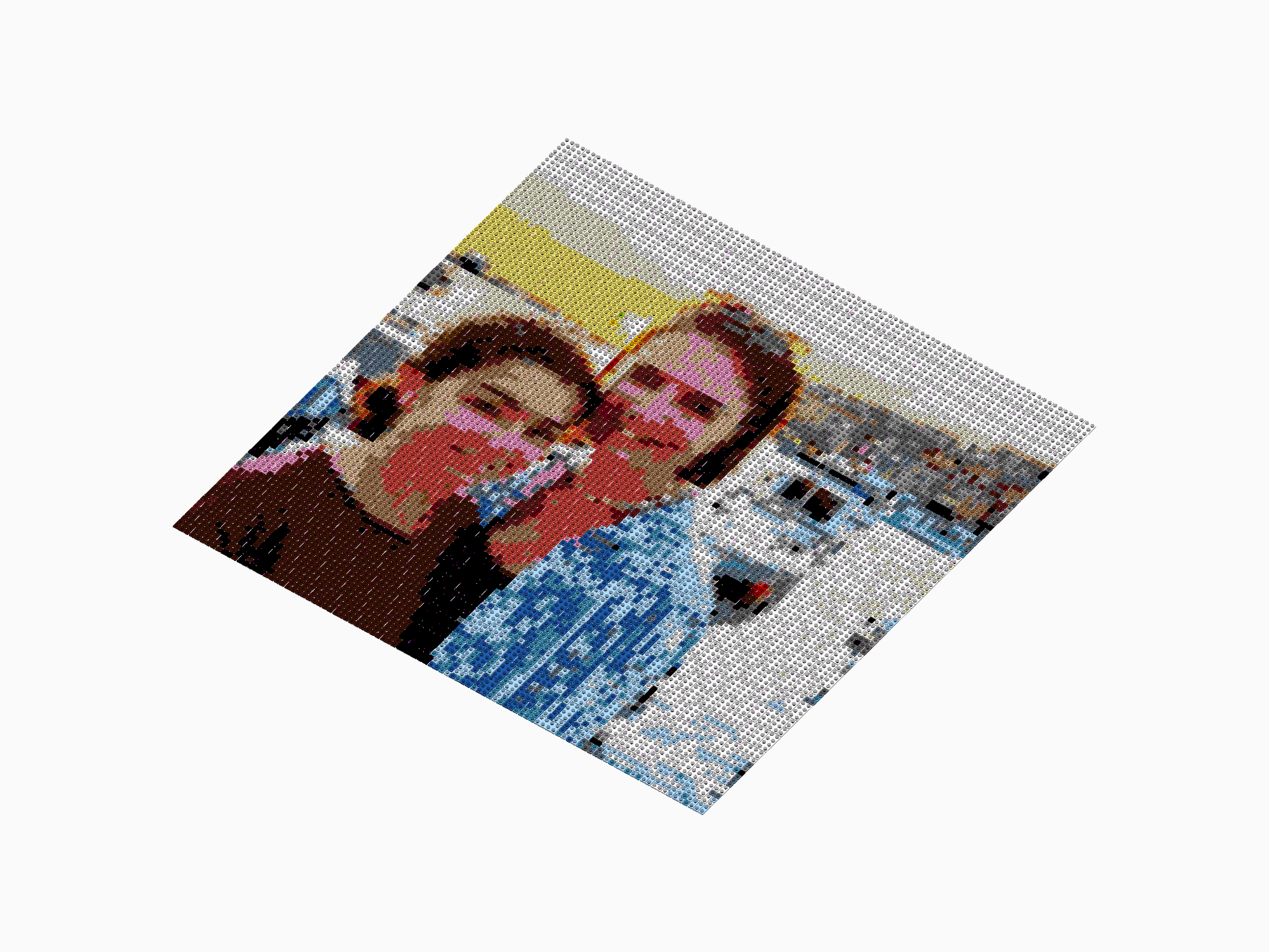 Custom Brick Mosaic