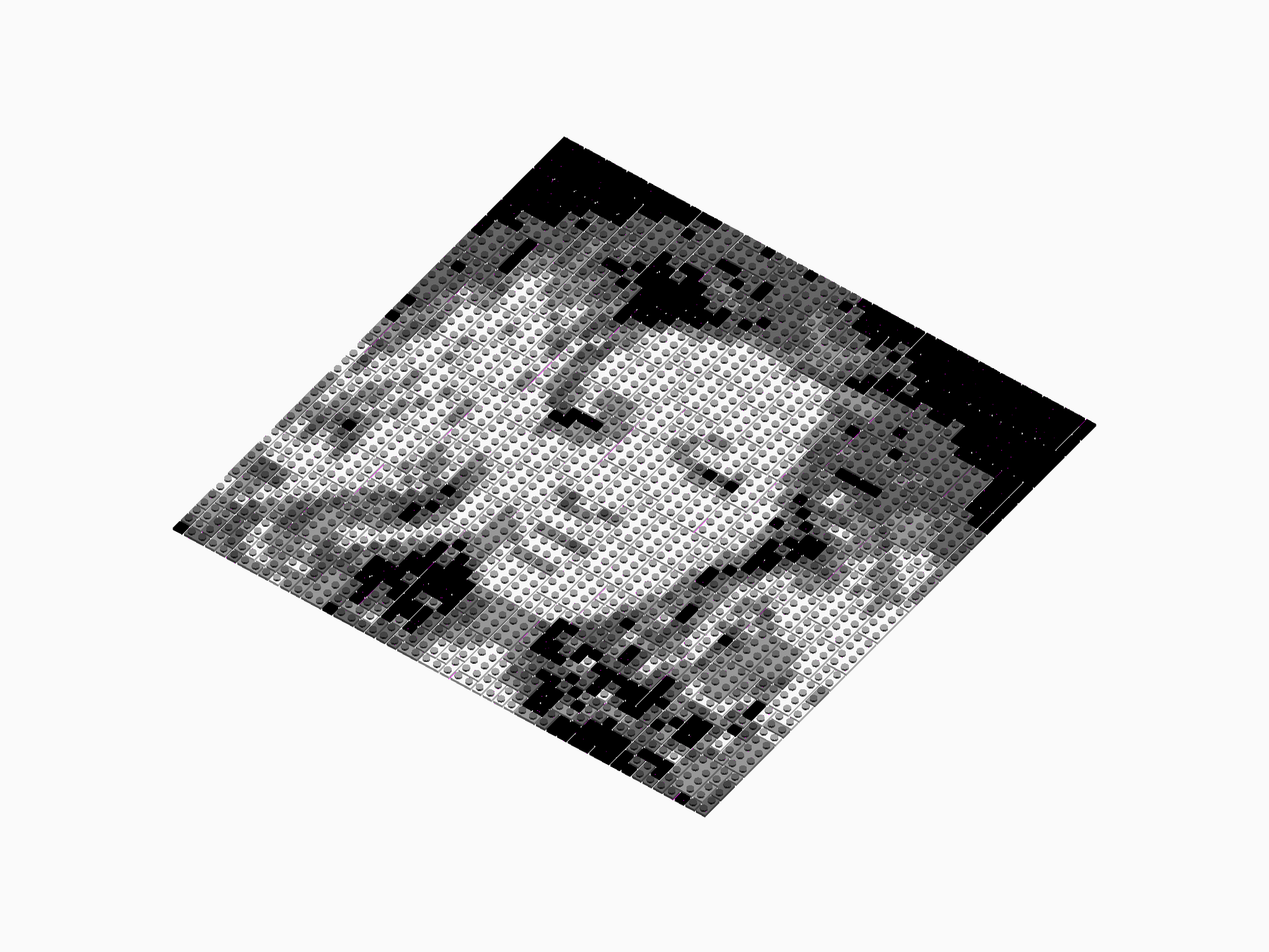 Custom Brick Mosaic