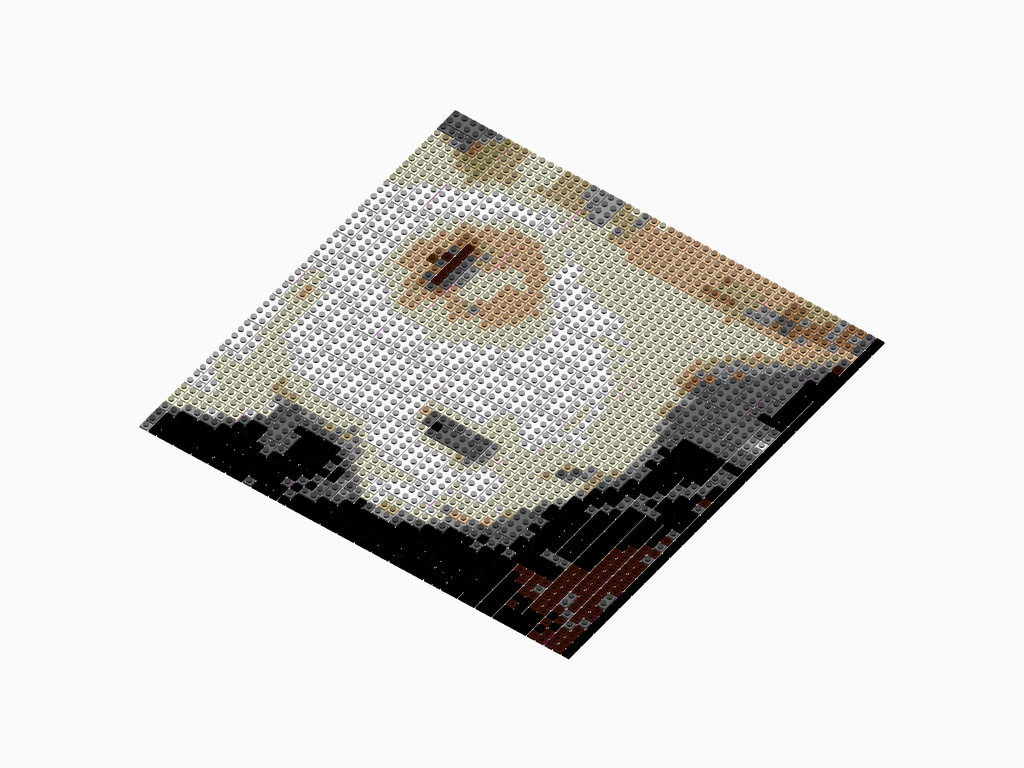 Custom Brick Mosaic