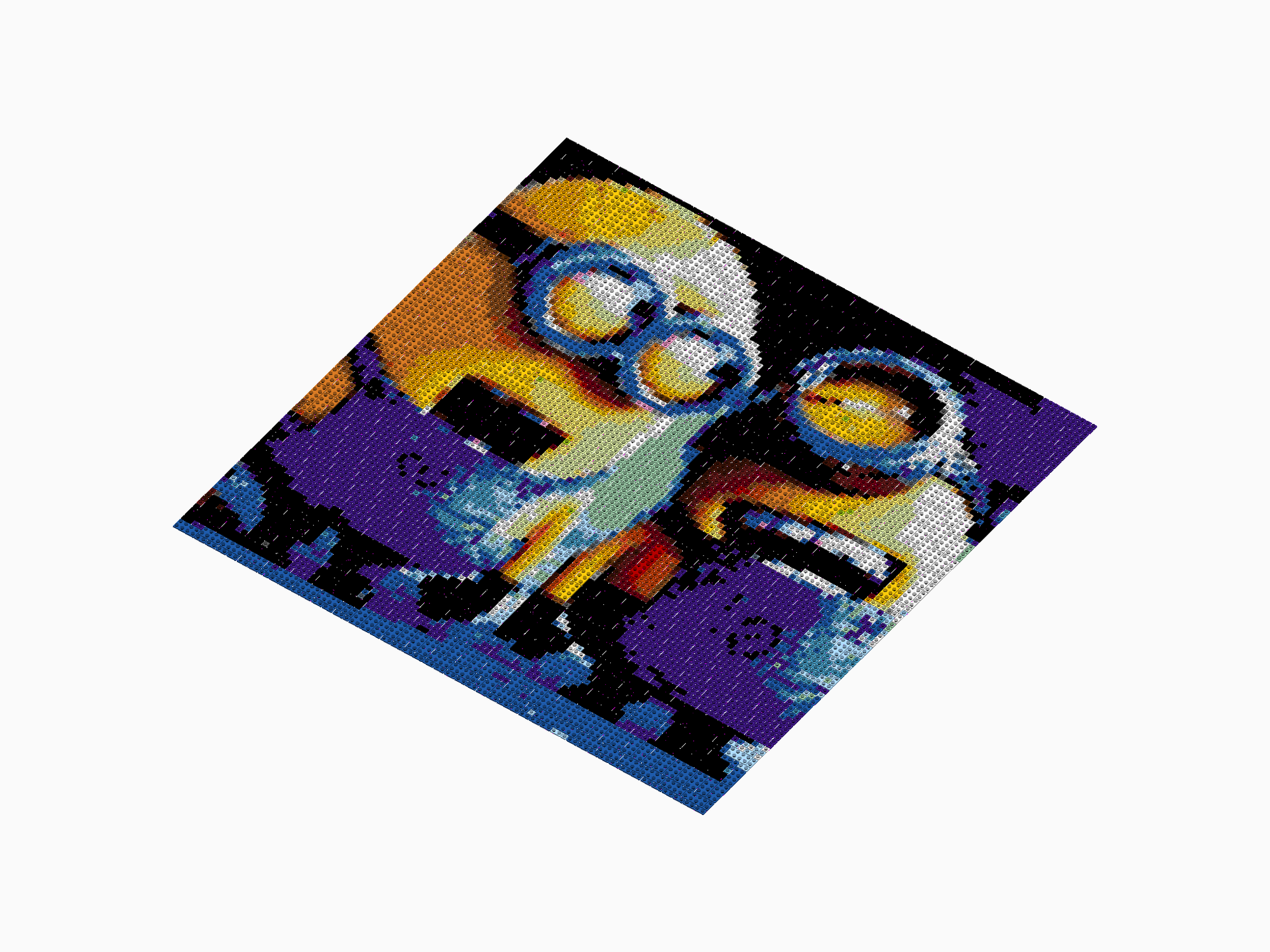 Custom Brick Mosaic