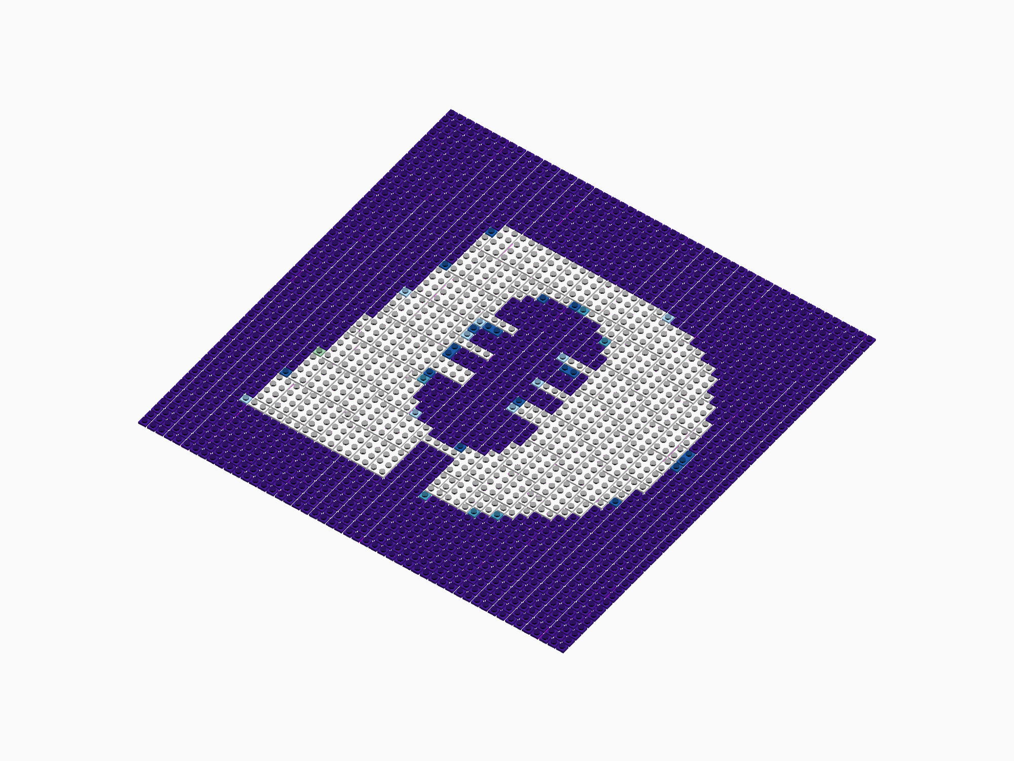 Custom Brick Mosaic