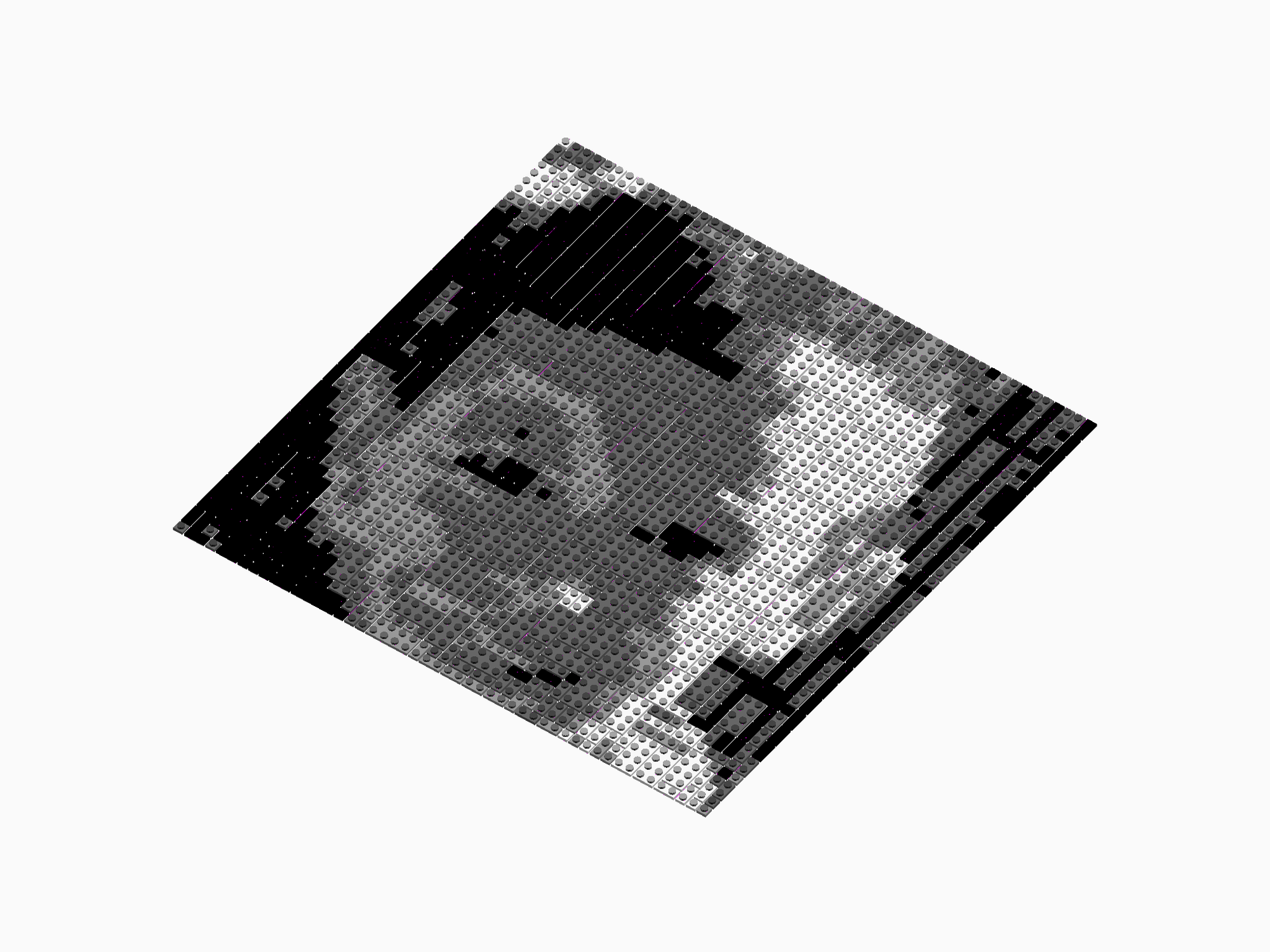 Custom Brick Mosaic